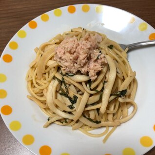 イカと大葉の和風パスタ